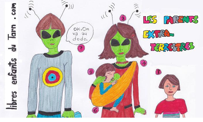 parents extra-terrestres libres enfants du tarn