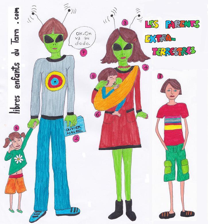 parents extra-terrestres libres enfants du tarn