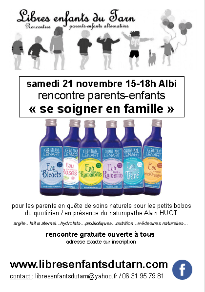 affiche rencontre se soigner en famille