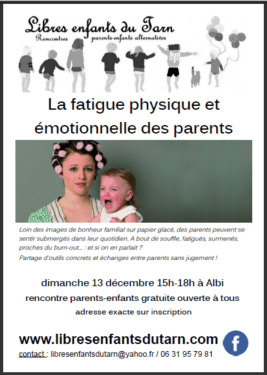 affiche rencontre parents extra-terrestres albi tarn burn-out fatigue parents