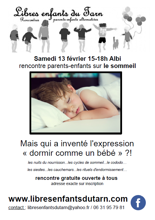 rencontre sommeil enfants parents albi tarn 81 libres enfants du tarn