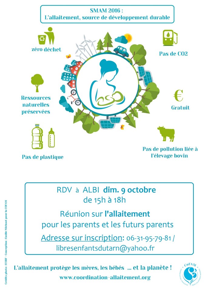 rencontre parents enfants allaitement smam 2016 albi tarn 81 libres enfants du tarn