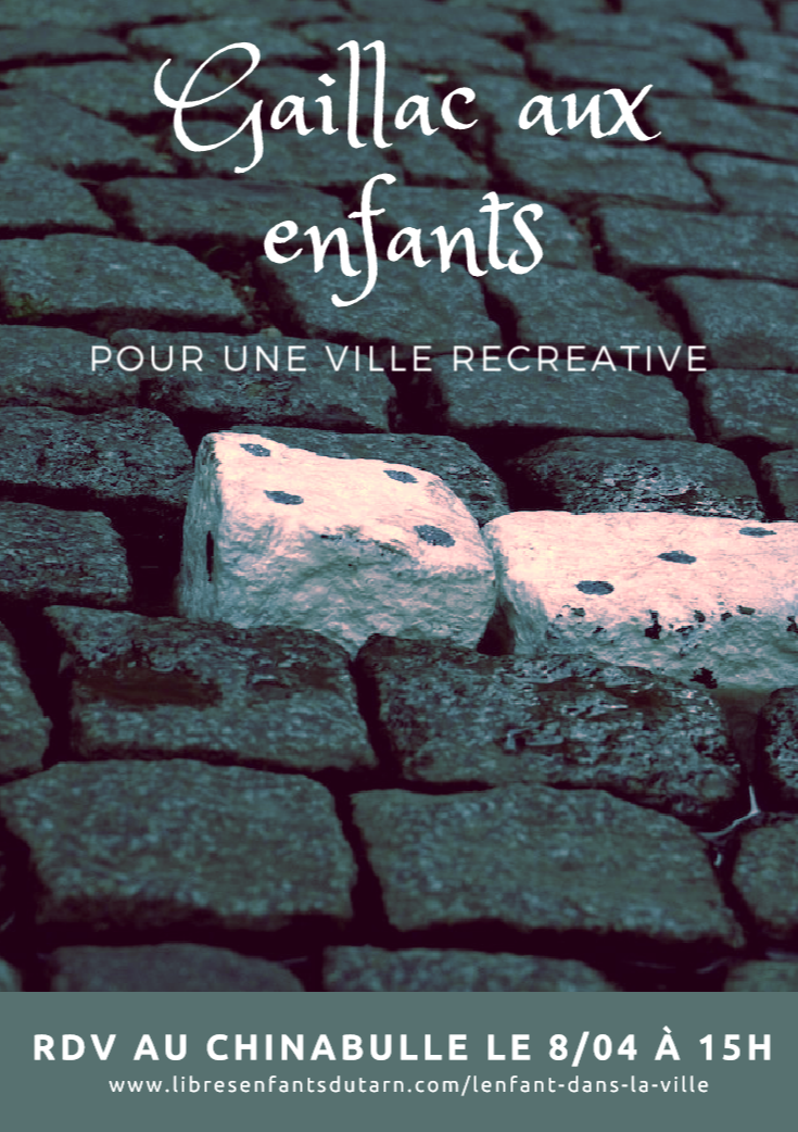 affiche gaillac aux enfants ville récréative libres enfants du tarn 81