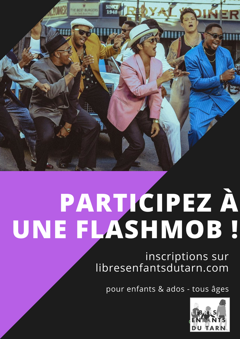 flashmob Gaillac libres enfants du tarn 