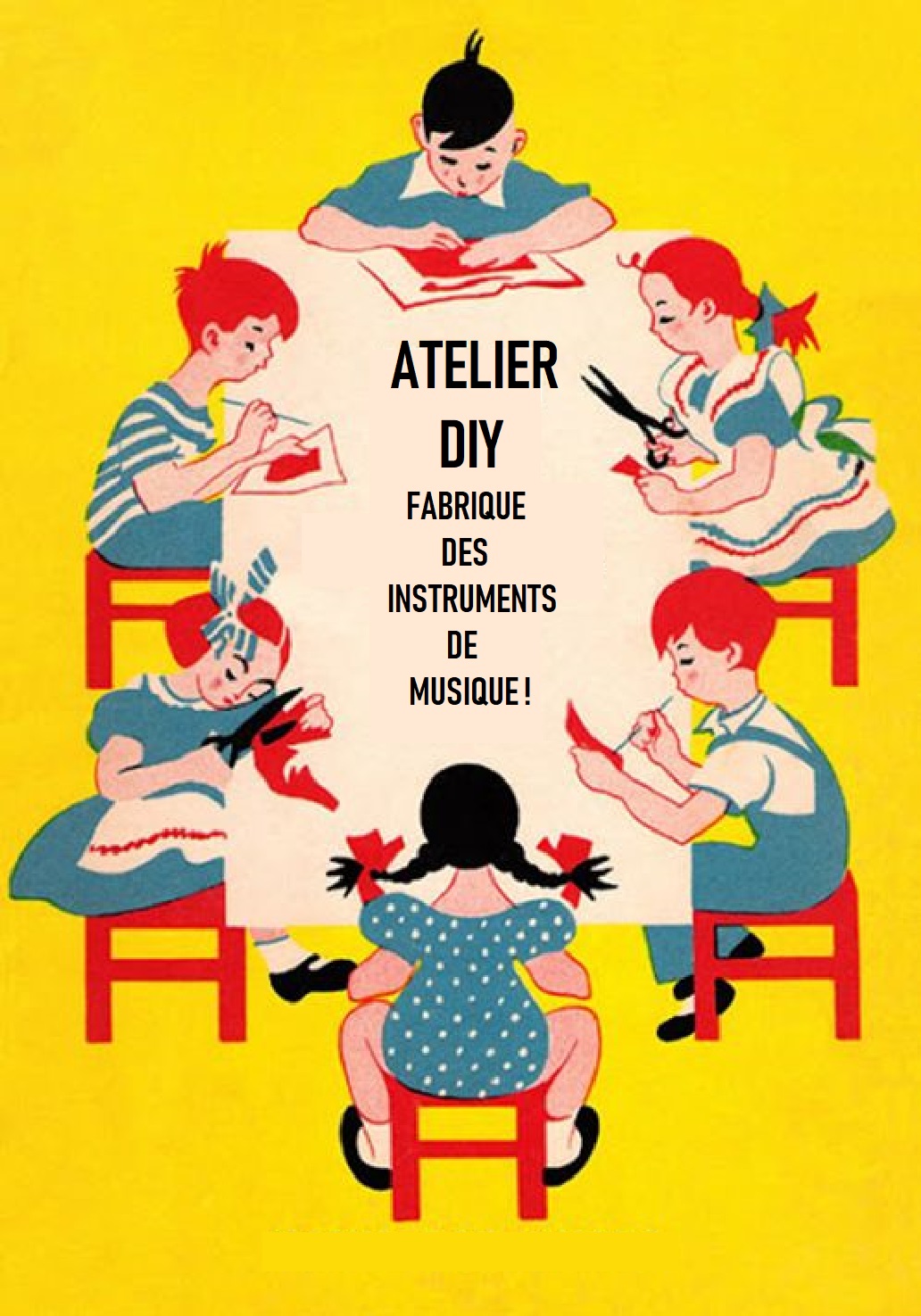 atelier diy fabrication instruments musique libres enfants du tarn