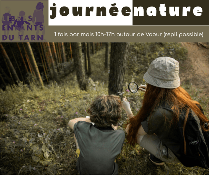 journées nature forest school libres enfants du tarn 81 réseau parentalité