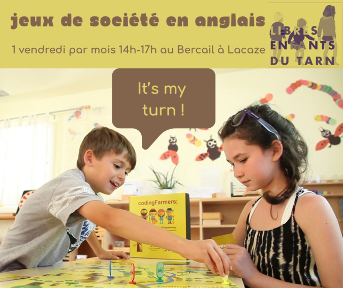 libres enfants du Tarn 81 réseau parentalité jeux société anglais